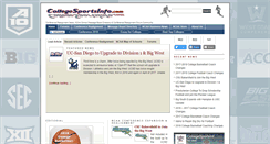 Desktop Screenshot of collegesportsinfo.com